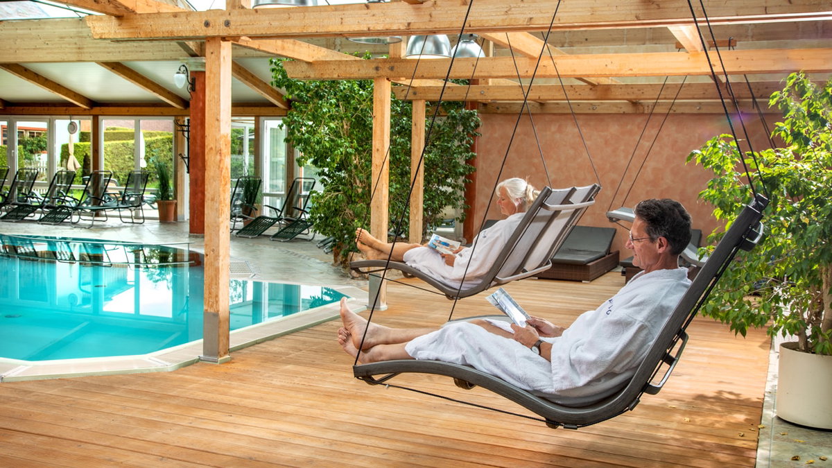 Ruheraum für Wellness Camping auf dem Thermen-Gutshof Arterhof