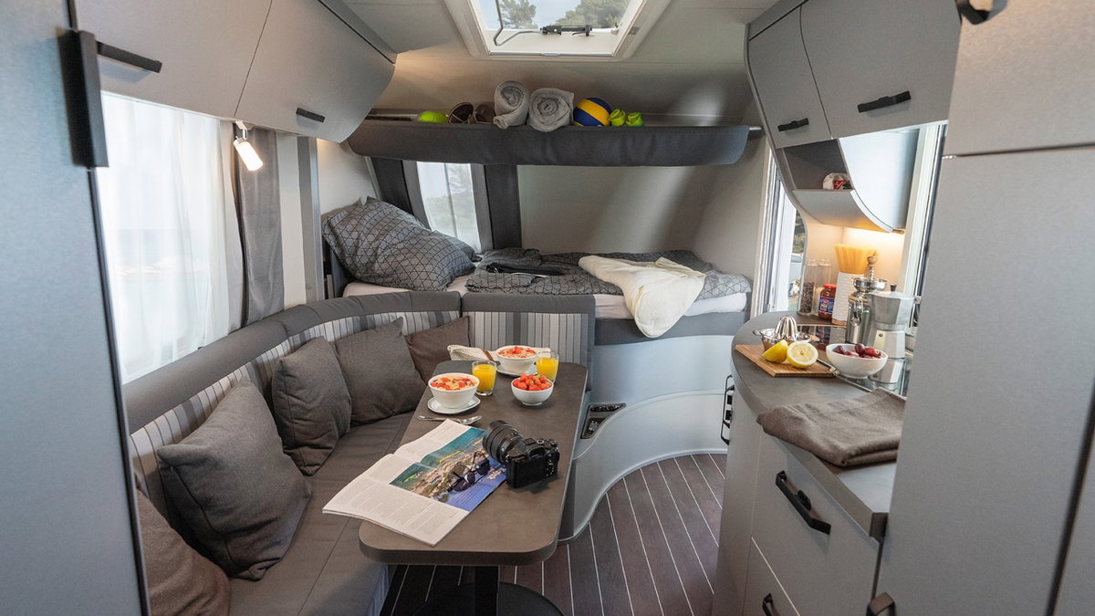 Innenraum vom Knaus Sport Fun Sportcaravan
