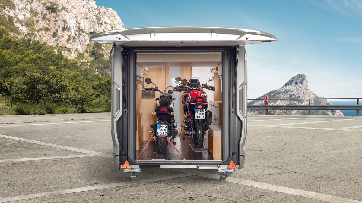 Ladung im Knaus Deseo Sportcaravan