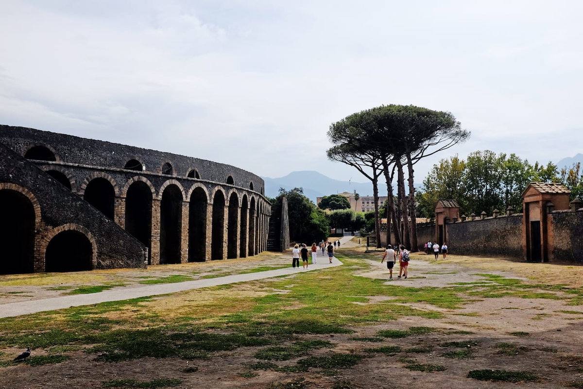 Spaziergang durch Pompeji im Italienurlaub