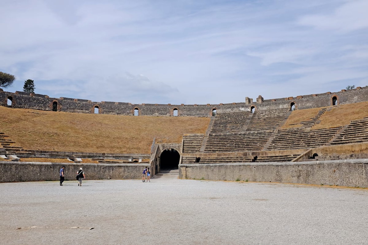 In Pompeji während einer Wohnmobil Italienreise