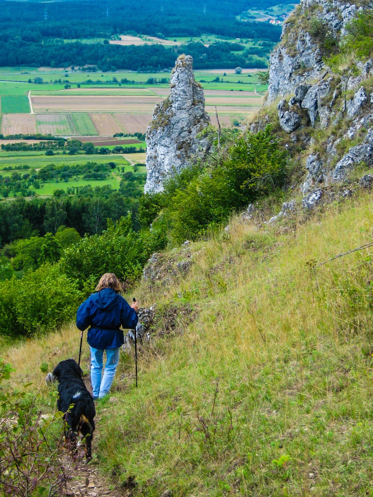 Wandern in der Rhön beim Camping in Franken