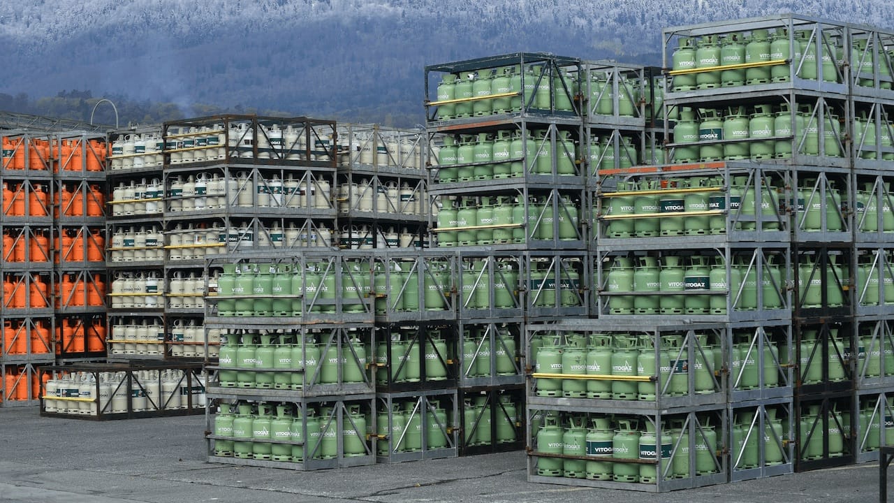 Gasflaschen in der Schweiz von Vitogaz