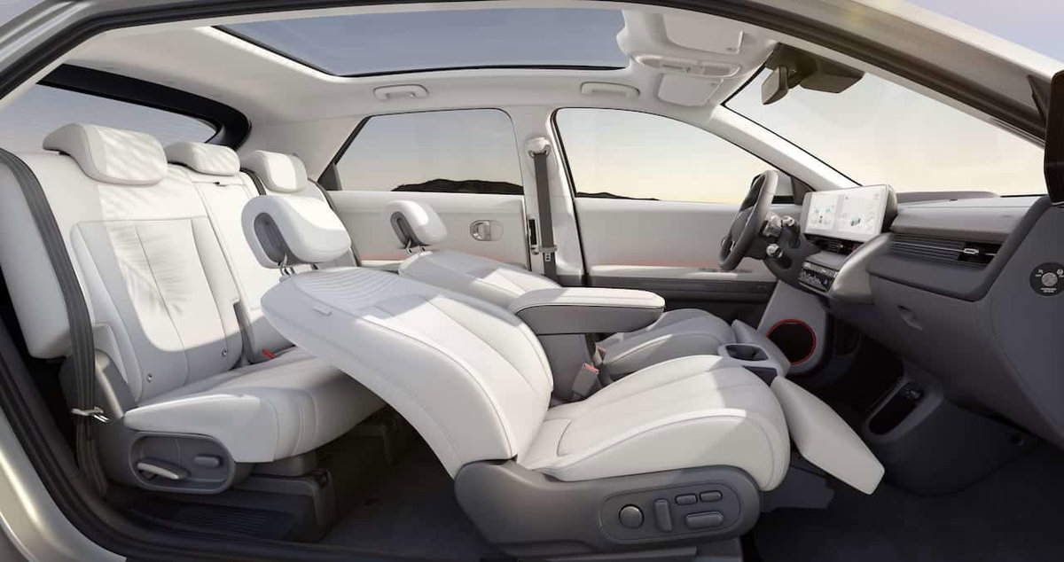 Liegende Sitze im Hyundai ioniq 5