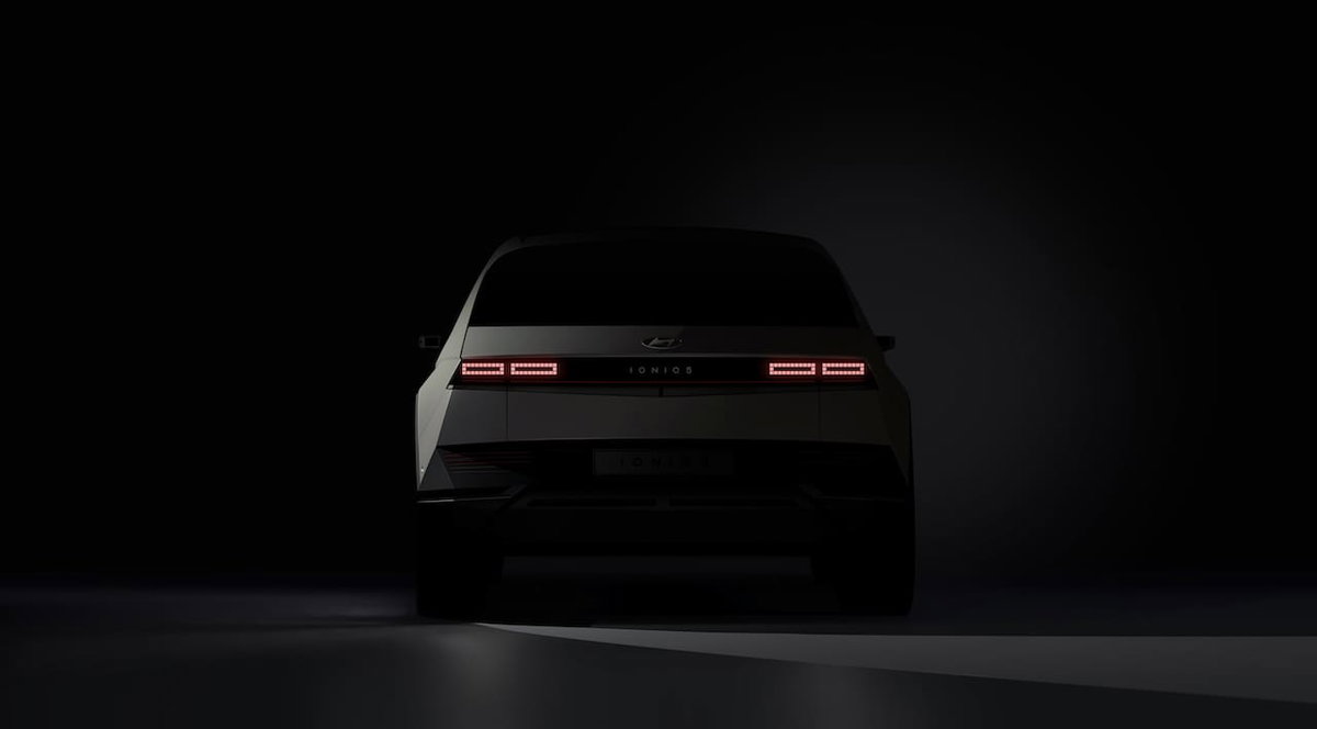 Hyundai IONIQ 5 Licht auf Rückseite