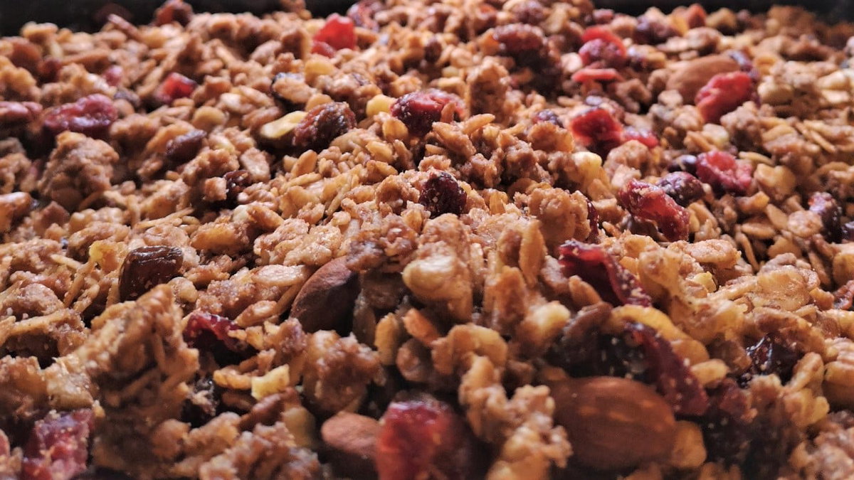 Granola als Camping Essen selber machen