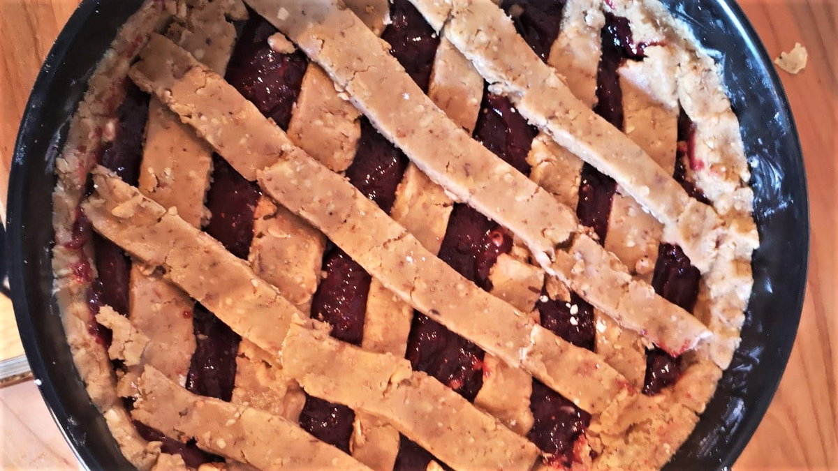 Linzertorte als Camping Essen selber machen