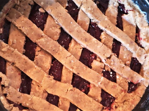 Camping-Linzertorte