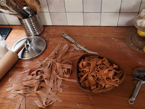 Selbstgemachte Nudeln für unterwegs
