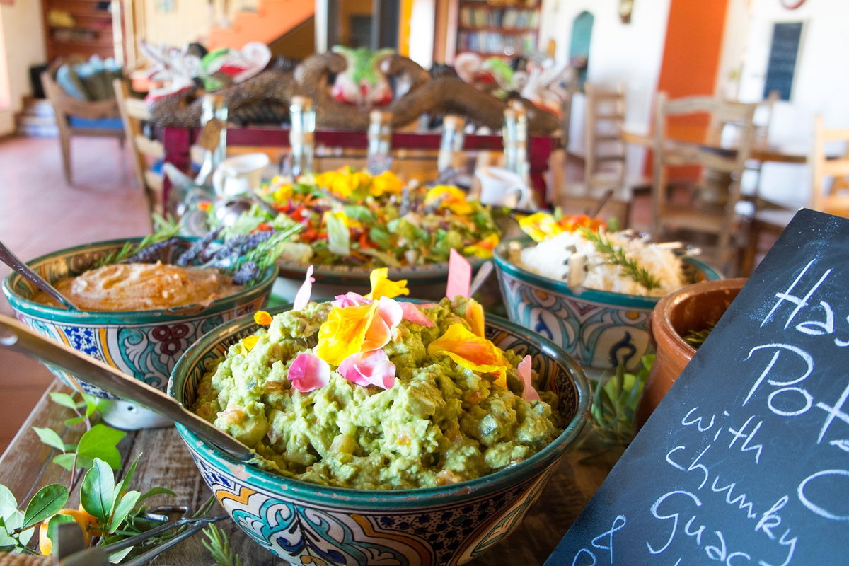 Leckeres Essen beim Yoga bei Suryalila
