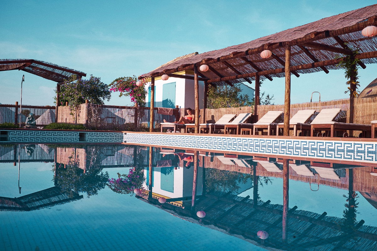Van Life und Yoga mit Pool in Andalusien