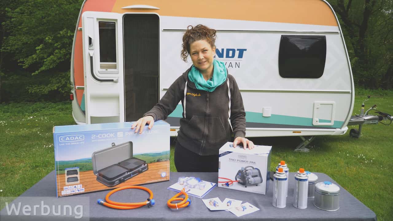 CADAC 2-Cook 2 Pro Deluxe: kompakte Kombination aus Camping-Gaskocher und Grill