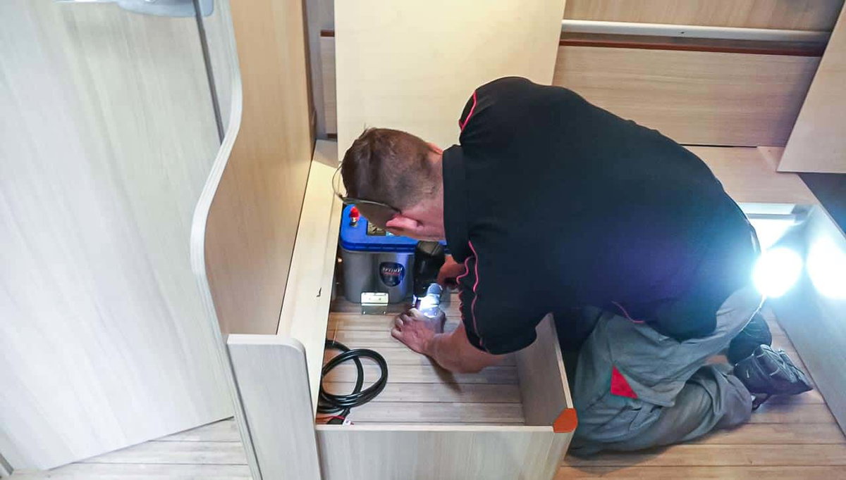 Nachrüsten eines Movers im Wohnwagen