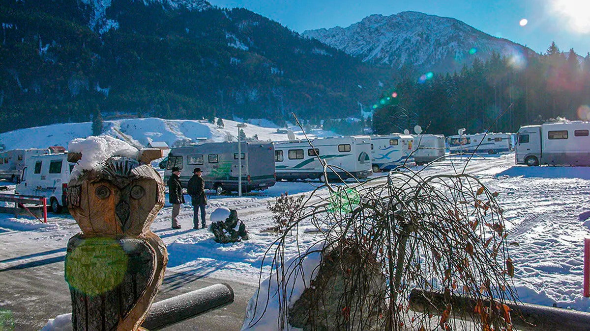 Platz für Wintercamping in Europa im rubi camp C PiNCAMP