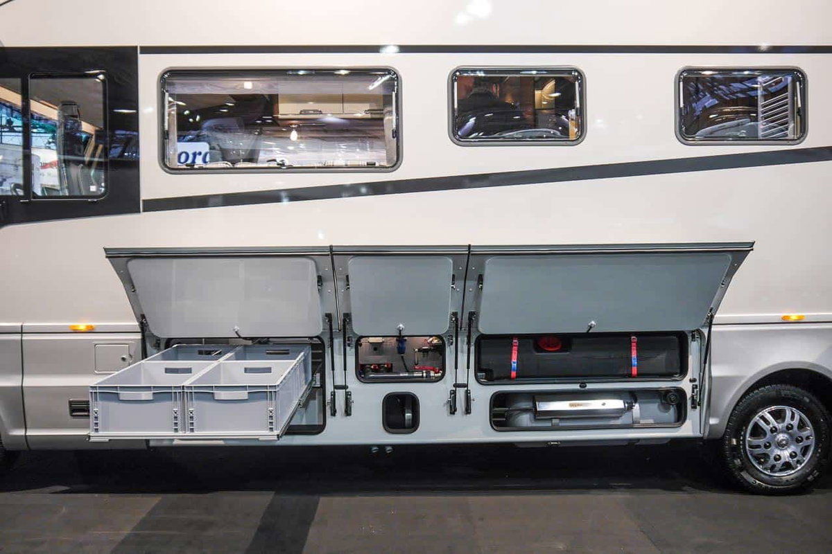verbautes Wassersystem im Wohnmobil oder Wohnmobil