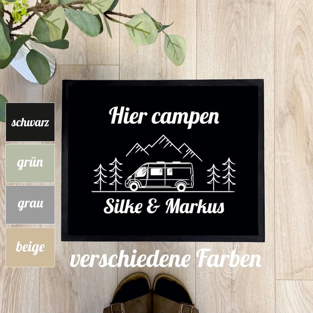 Camper Geschenk Fussmatte von CamperVanStore bei etsy