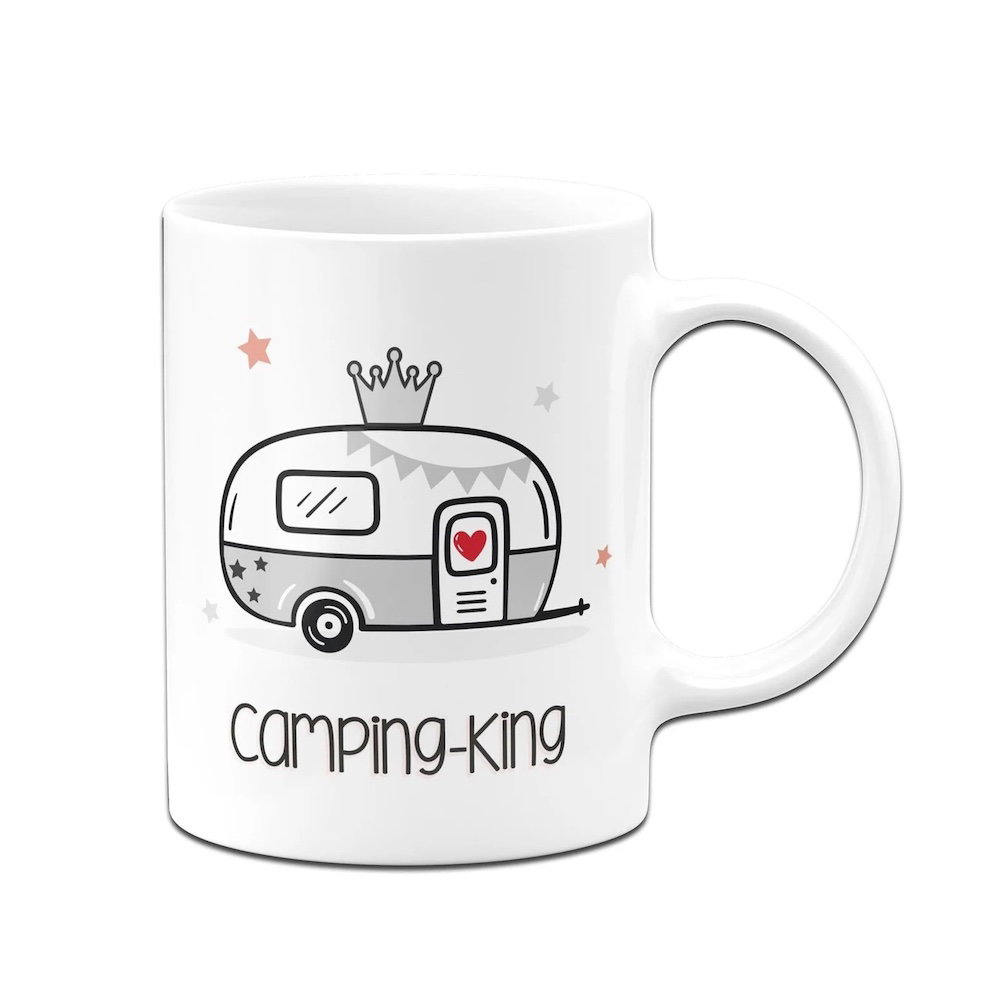 Camnper Geschenk Tasse mit Camping-King Tassenbrennerei auf etsy