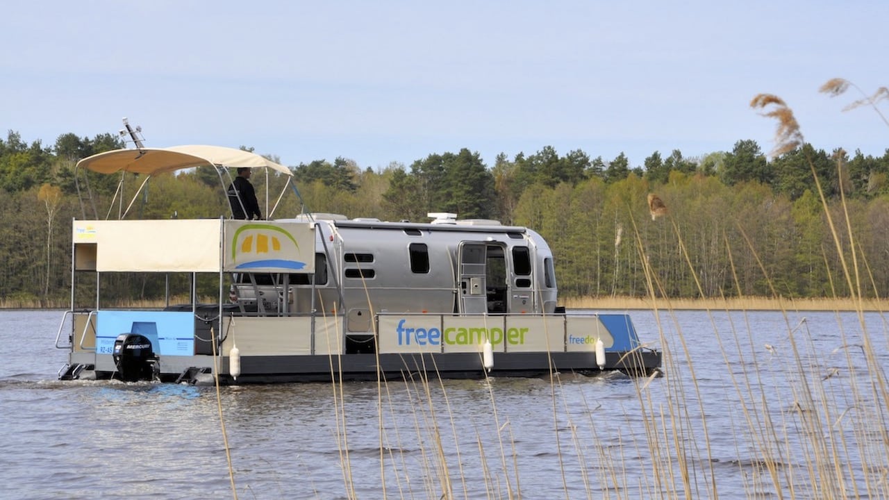 Camping auf dem Wasser