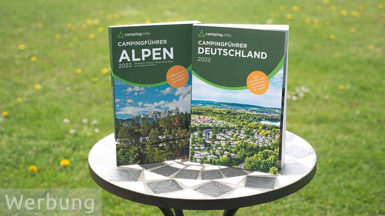 Gewinnspiel: Campingführer Deutschland und Alpen 2022