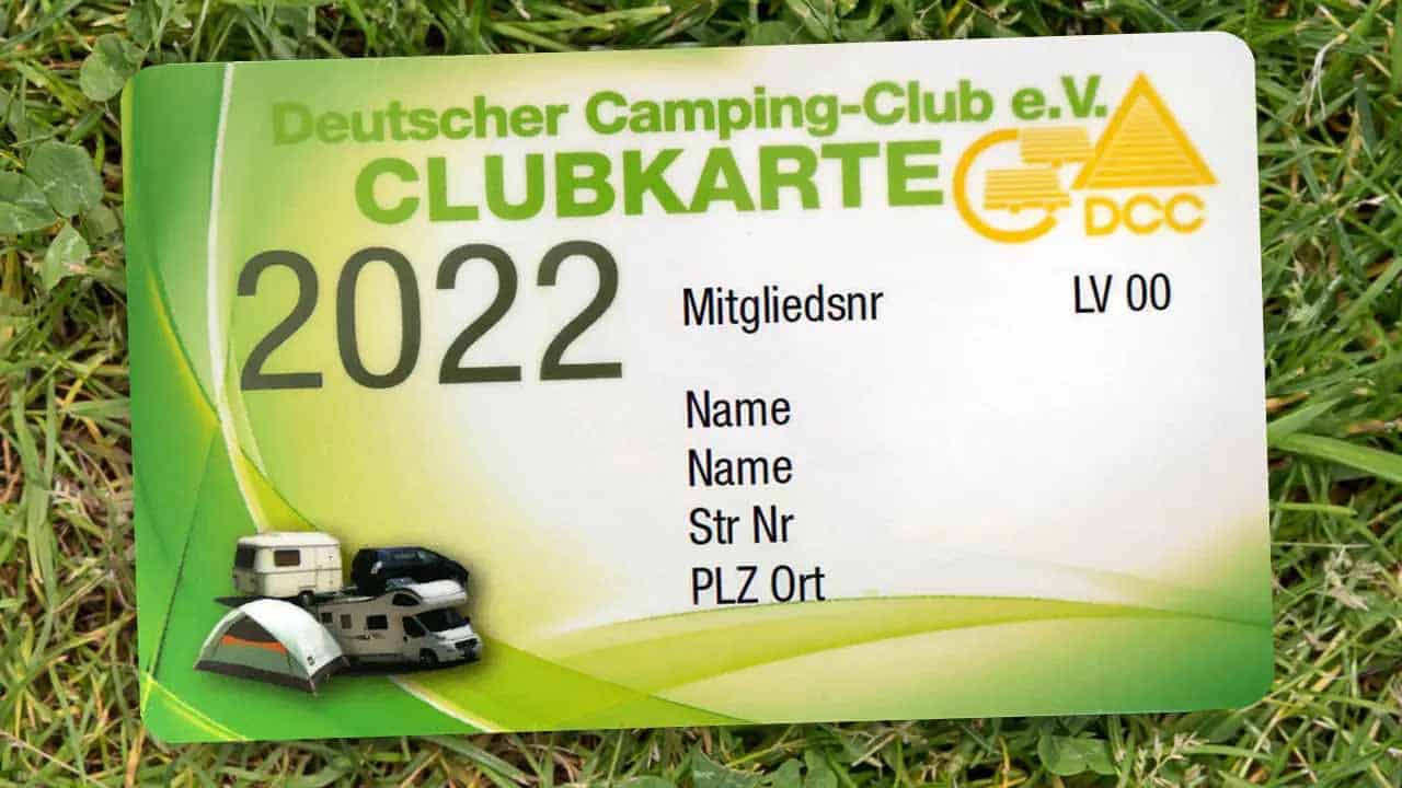 DCC - Deutscher Camping-Club: Die Mitglieds- und Rabattkarte 2022 im Überblick