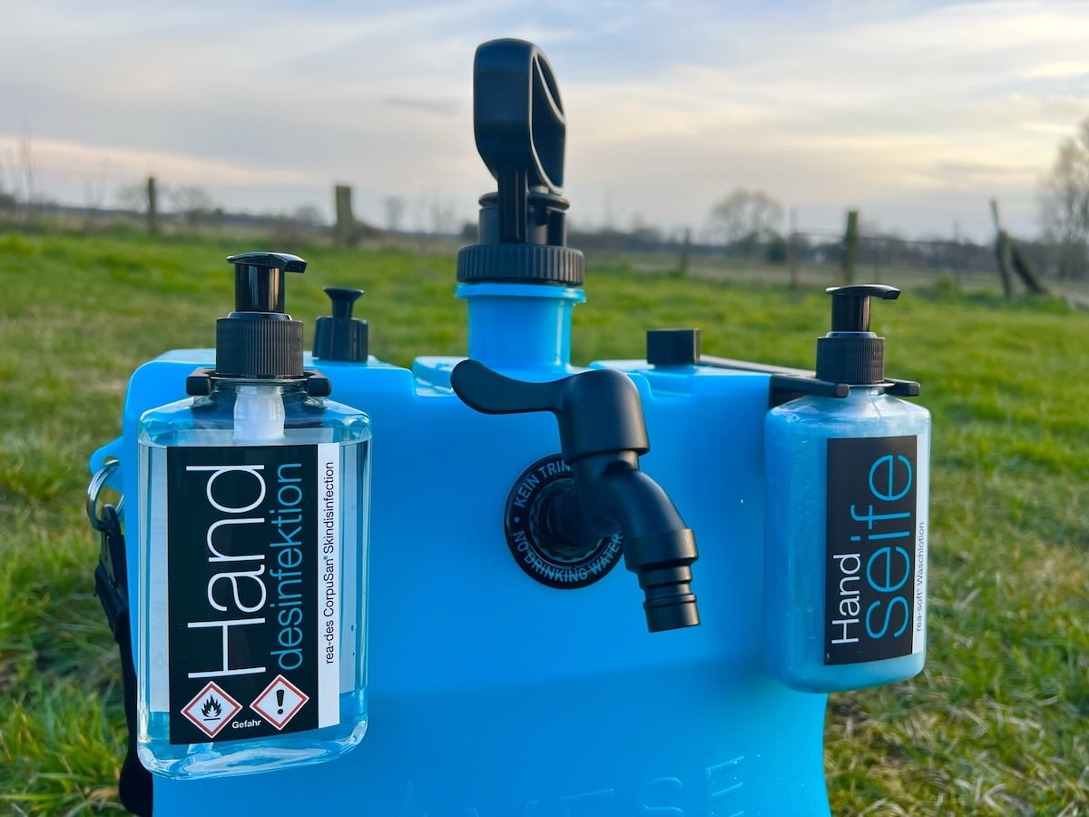 Detailaufnahme vom LAVESE Waschbecken