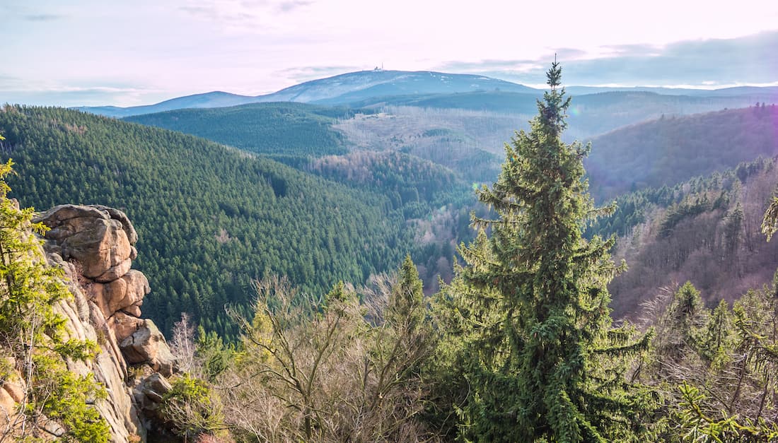 Harz - Blick auf den Brocken