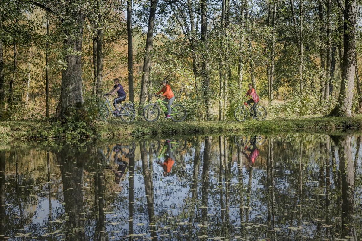 Mit dem Fahrrad durch Frankenhöhe