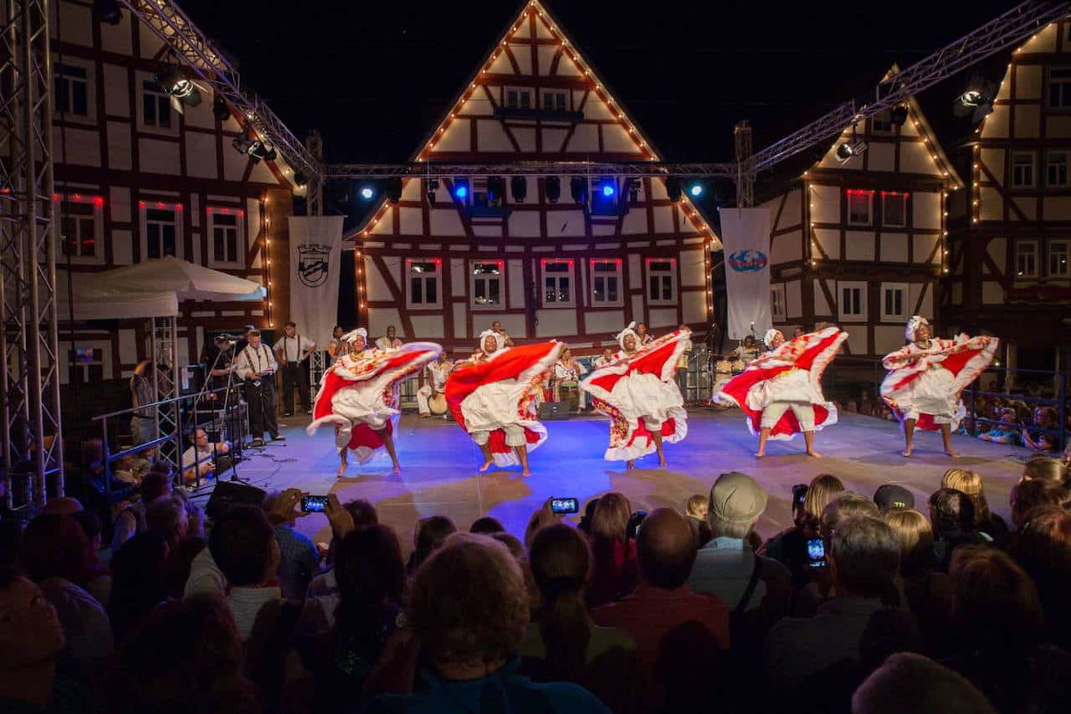 Veranstaltung auf einer Campingtour durch Vogelsberg