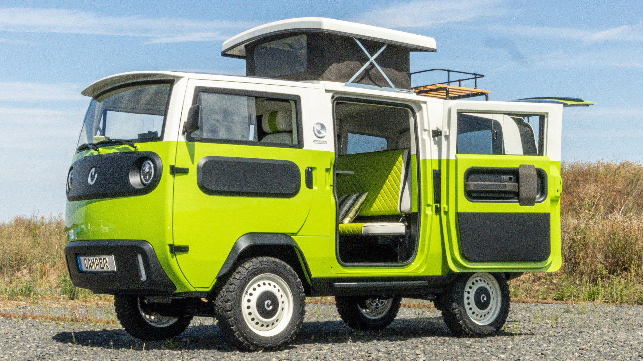 Xbus Camper von ElectricBrands: umweltfreundlicher Mini-Camper mit bis zu 600 km Reichweite