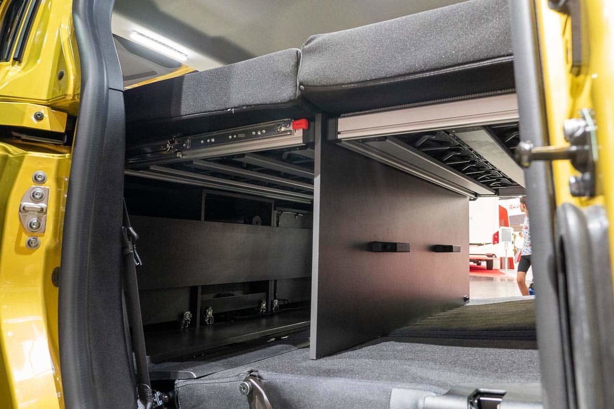 Mercedes-Benz T-Klasse Bettkonstruktion