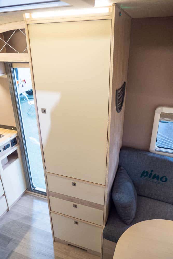Pinocaravan Pi XL Stauraum