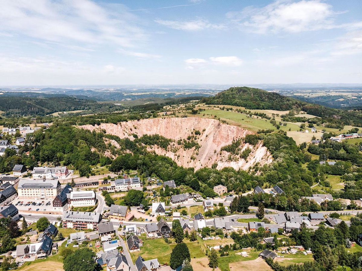 Tolle Landschaft im östlichen Erzgebirge