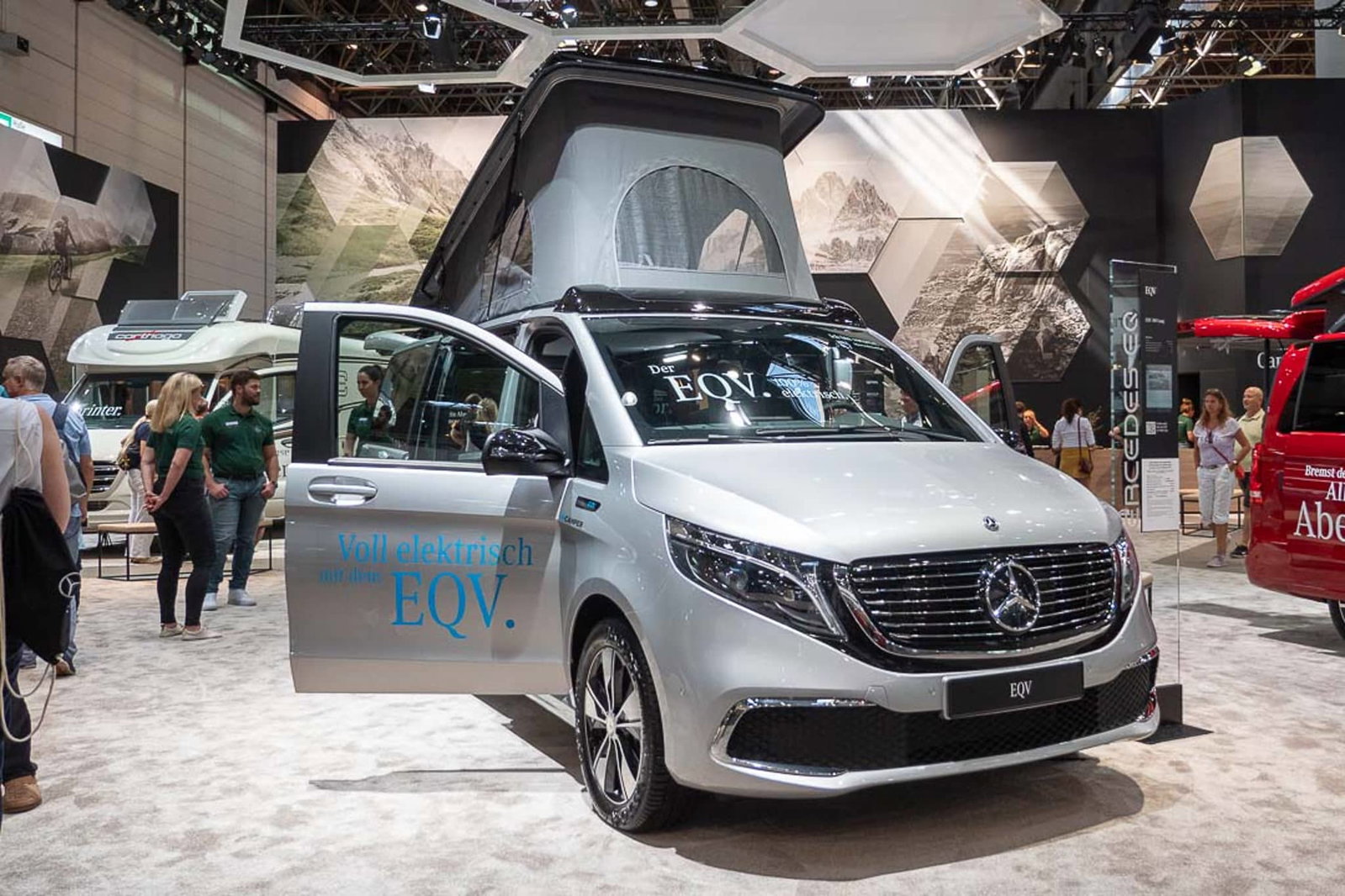 Campingbus-Neuheiten 2023: Mercedes-Benz EQV – E-Camper mit bis zu 360 km Reichweite