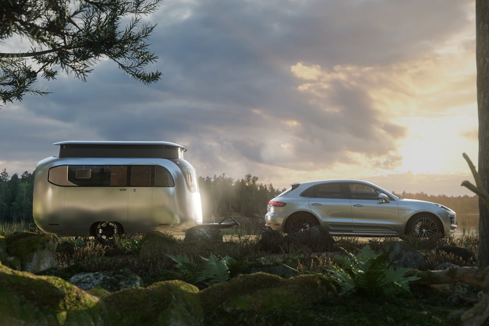 Airstream und Porsche präsentieren den Prototyp ihrer gemeinsamen Designstudie