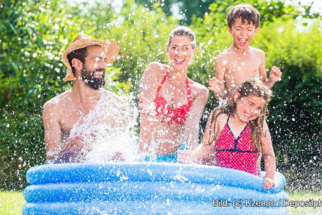 Aufblasbarer Pool: Die besten Modelle für Camping und Garten