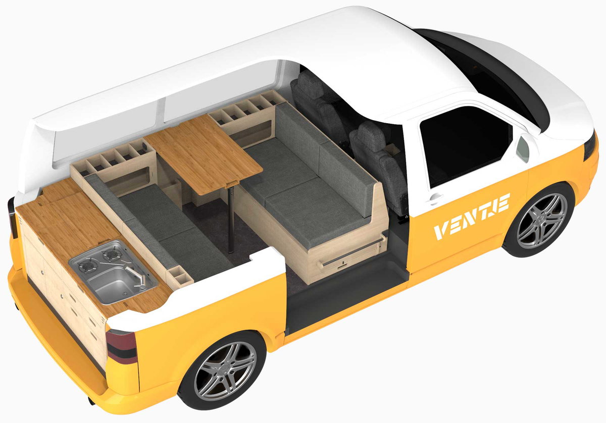 Ventje Campervan Viersitzer