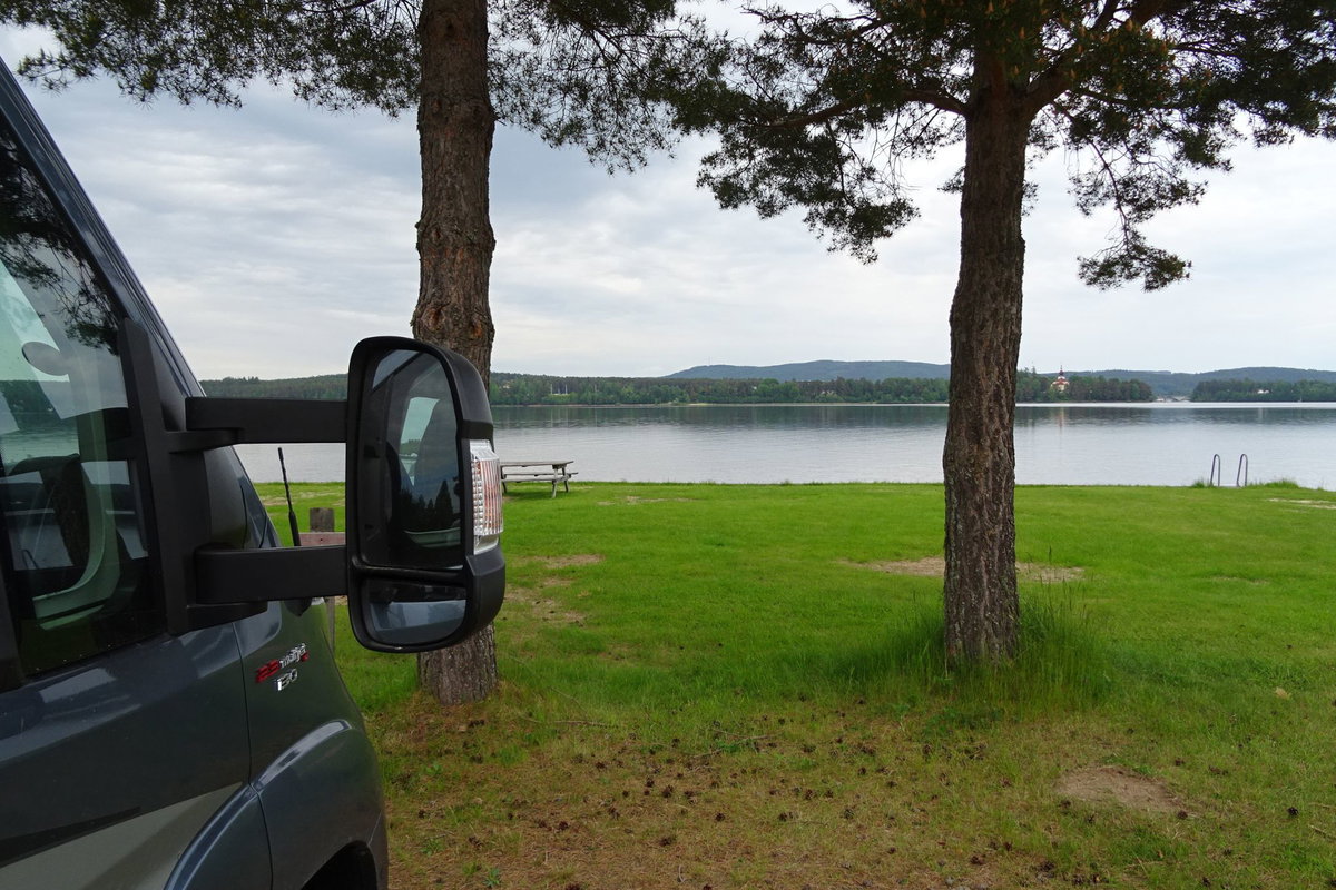 Wohnmobil Stellplatz Aussicht Schweden