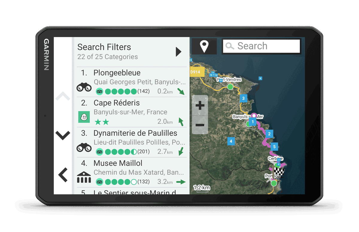 Garmin Camper 895 Tripadvisor