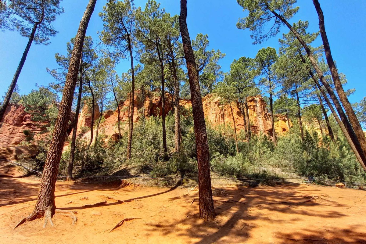 Die Ockerfelsen von Roussillon sind in jedem Fall einen Besuch wert.