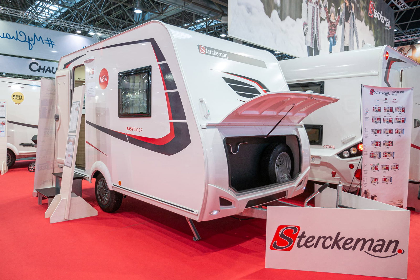 Sterckeman Easy 350 CP (2024): Mini-Wohnwagen mit 3,5 m Innenlänge und flexibler Bettkonfiguration - 360°-Tour!