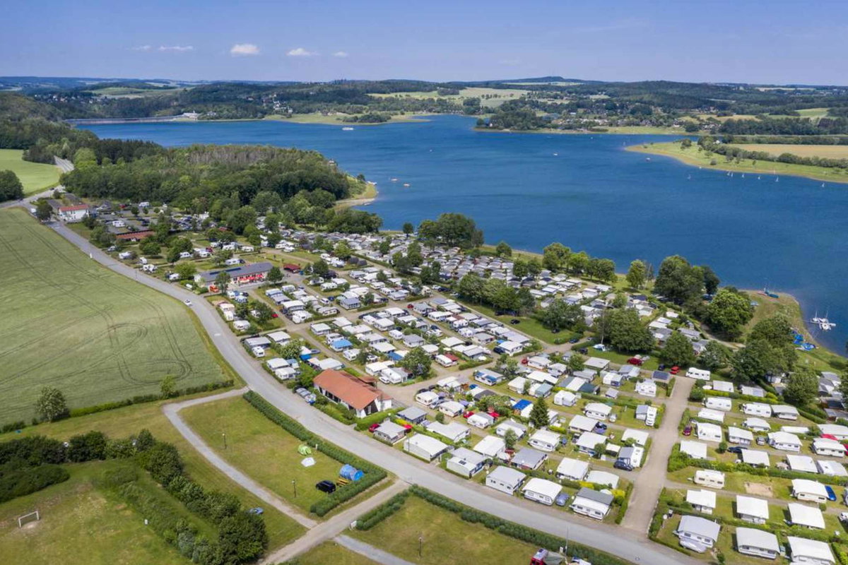 Camping in der Nähe spektakulärer Höhlen in Deutschland - Drachenhöle
