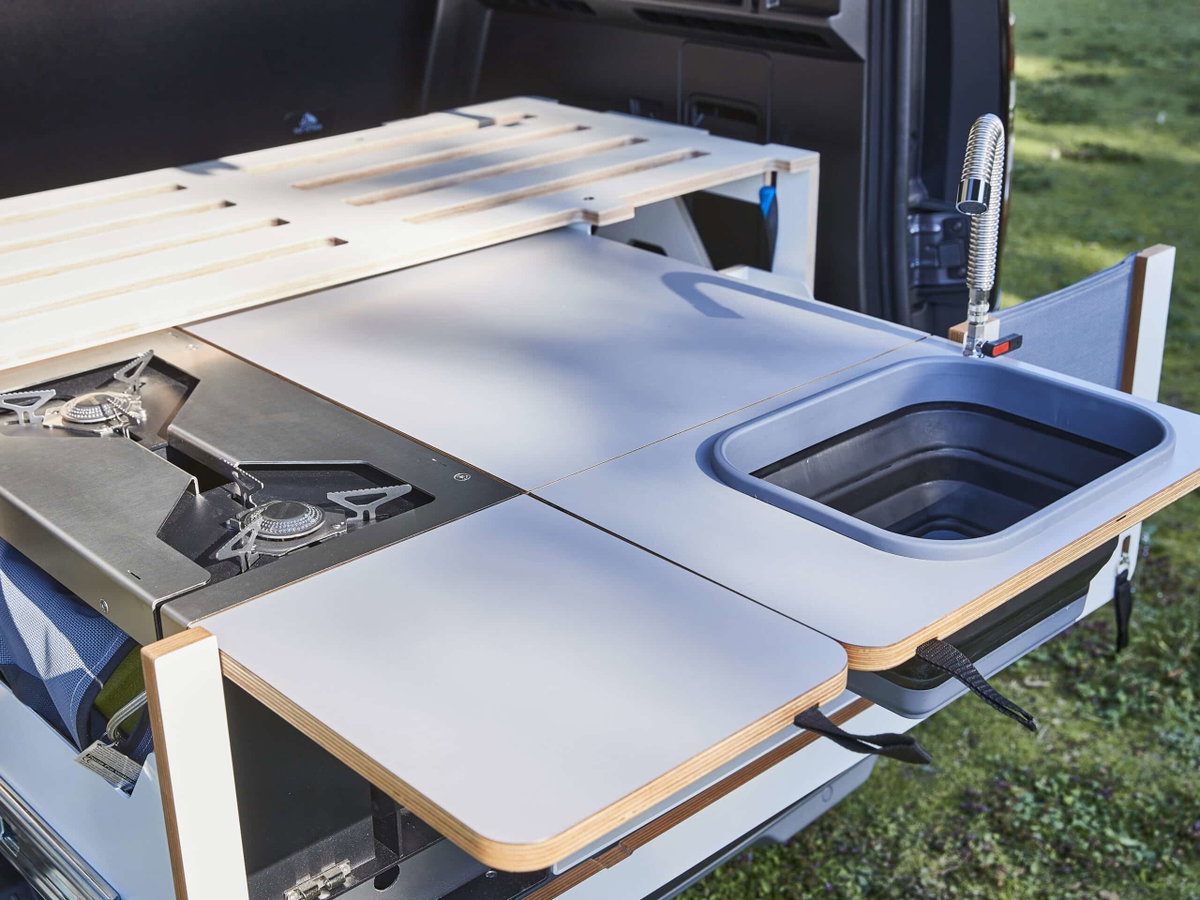 Nissan Townstar EV Kombi Camper Küchenmodul