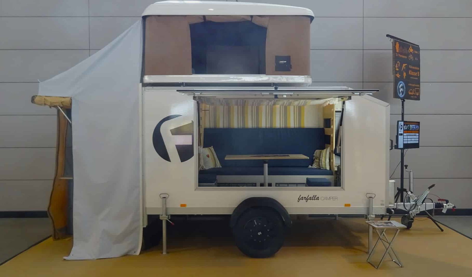 Farfalla Camper Flip (2024) - effizienter Mini-Wohnwagen zum kleinen Preis