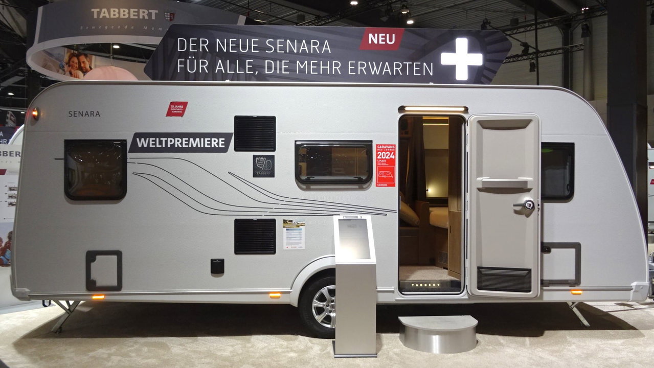 Tabbert Senara 550 DMK 2,5 (2024) - kompakter Wohnwagen mit Doppelstockbett für Familien mit Kindern