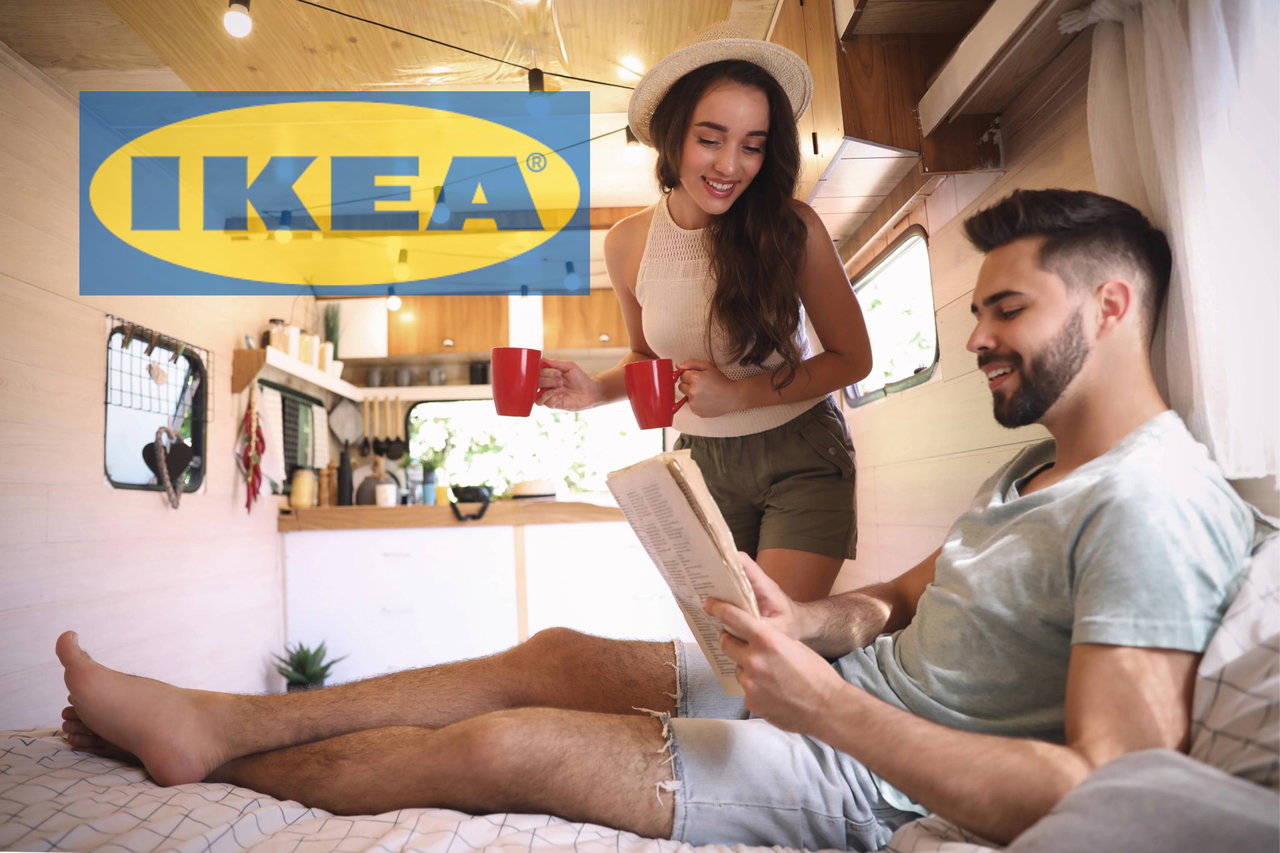 a man and woman reading a book