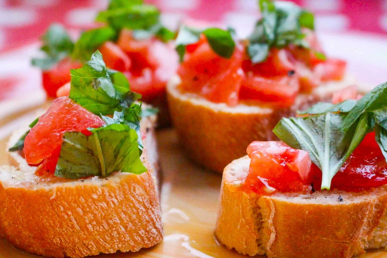 Camping-Snacks: Bruschetta