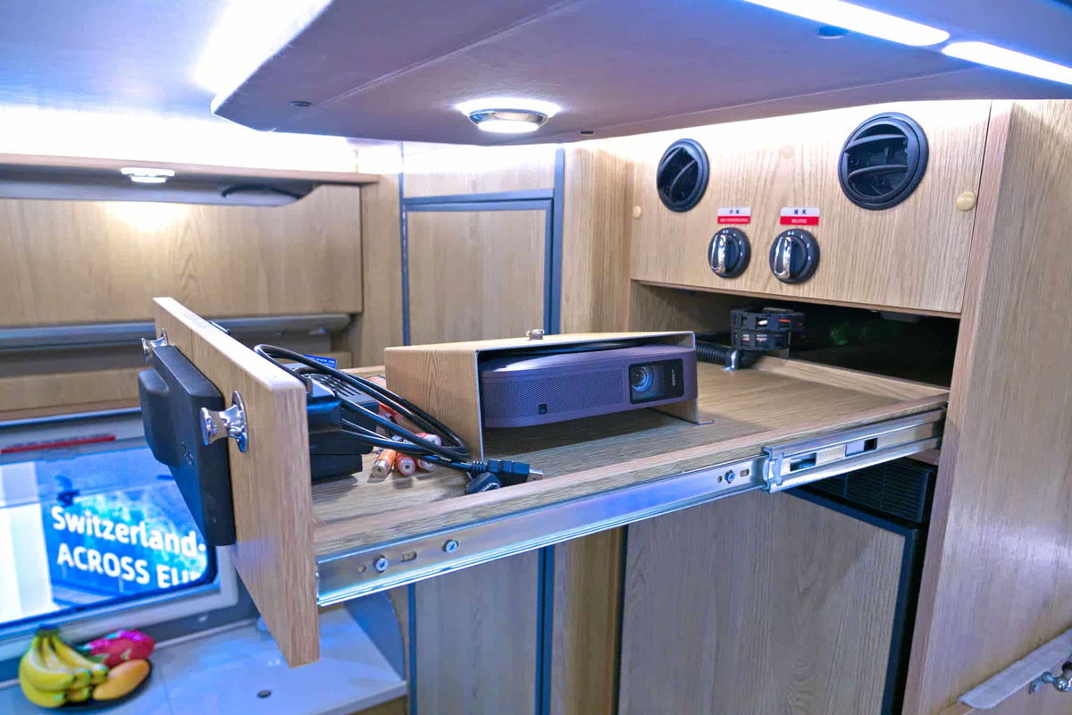 Deddle RV EASY TOUR E-PRO - Beamer Caravan Salon 2024