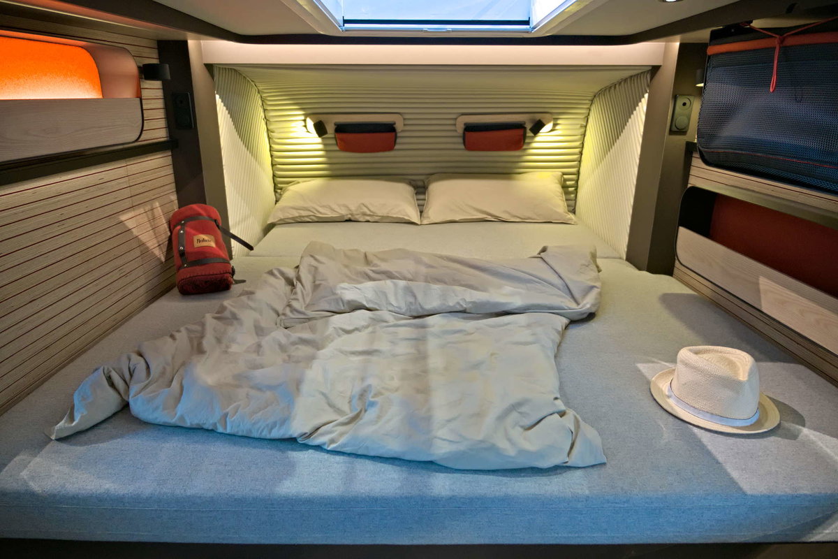 Bürstner Talis (2025) Designstudie Bett Caravan Salon 2024