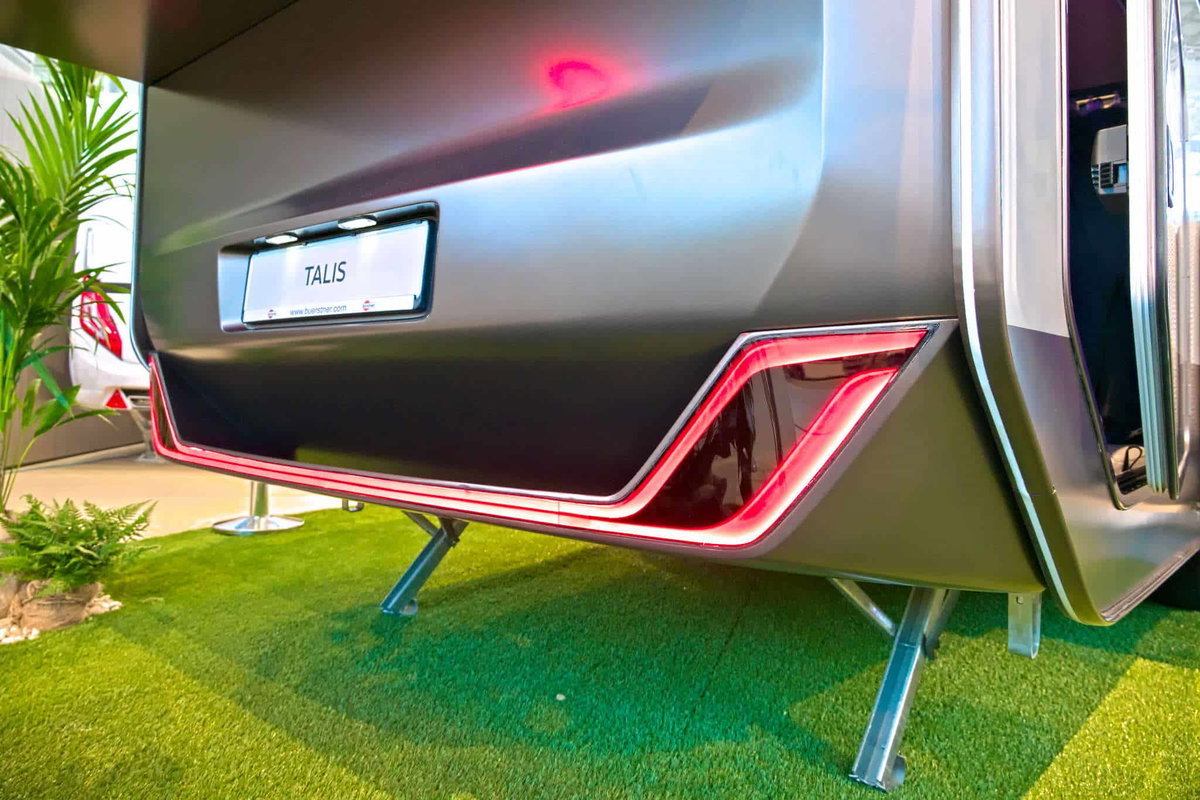 Bürstner Talis (2025) Designstudie Heck Caravan Salon 2024