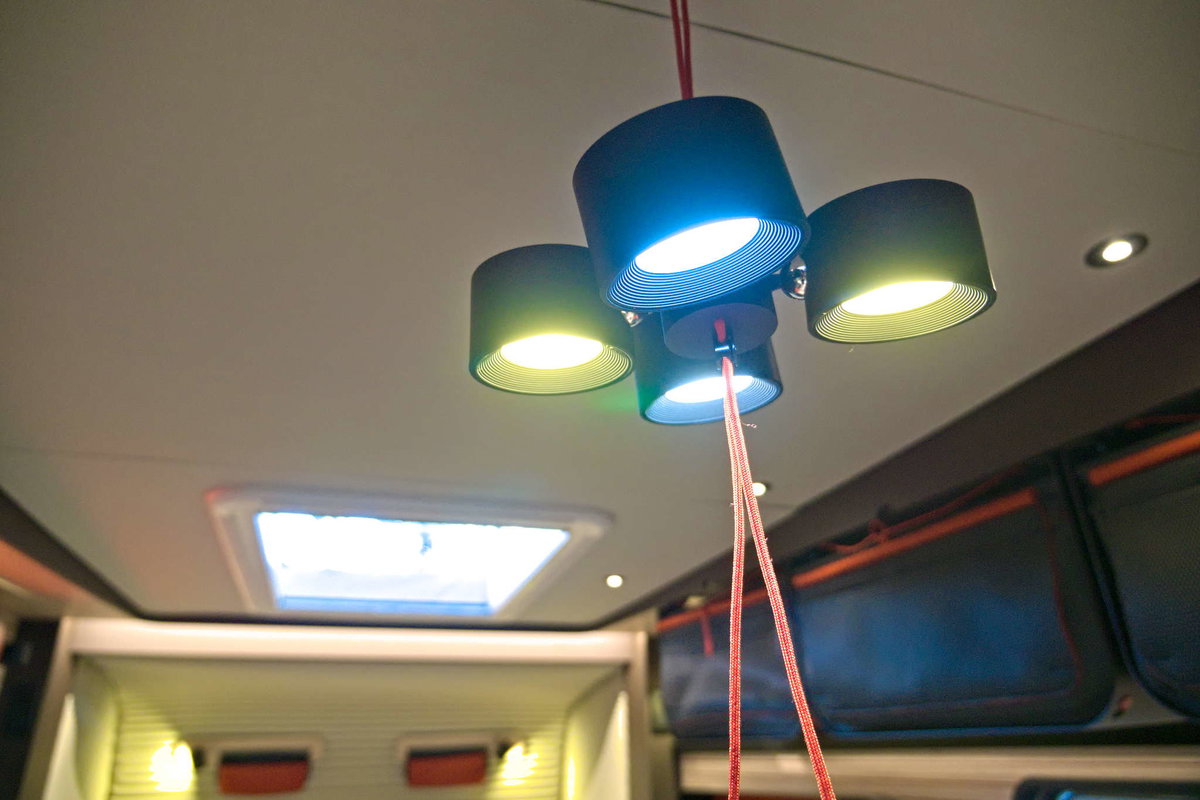 Bürstner Talis (2025) Designstudie Deckenlampe Caravan Salon 2024